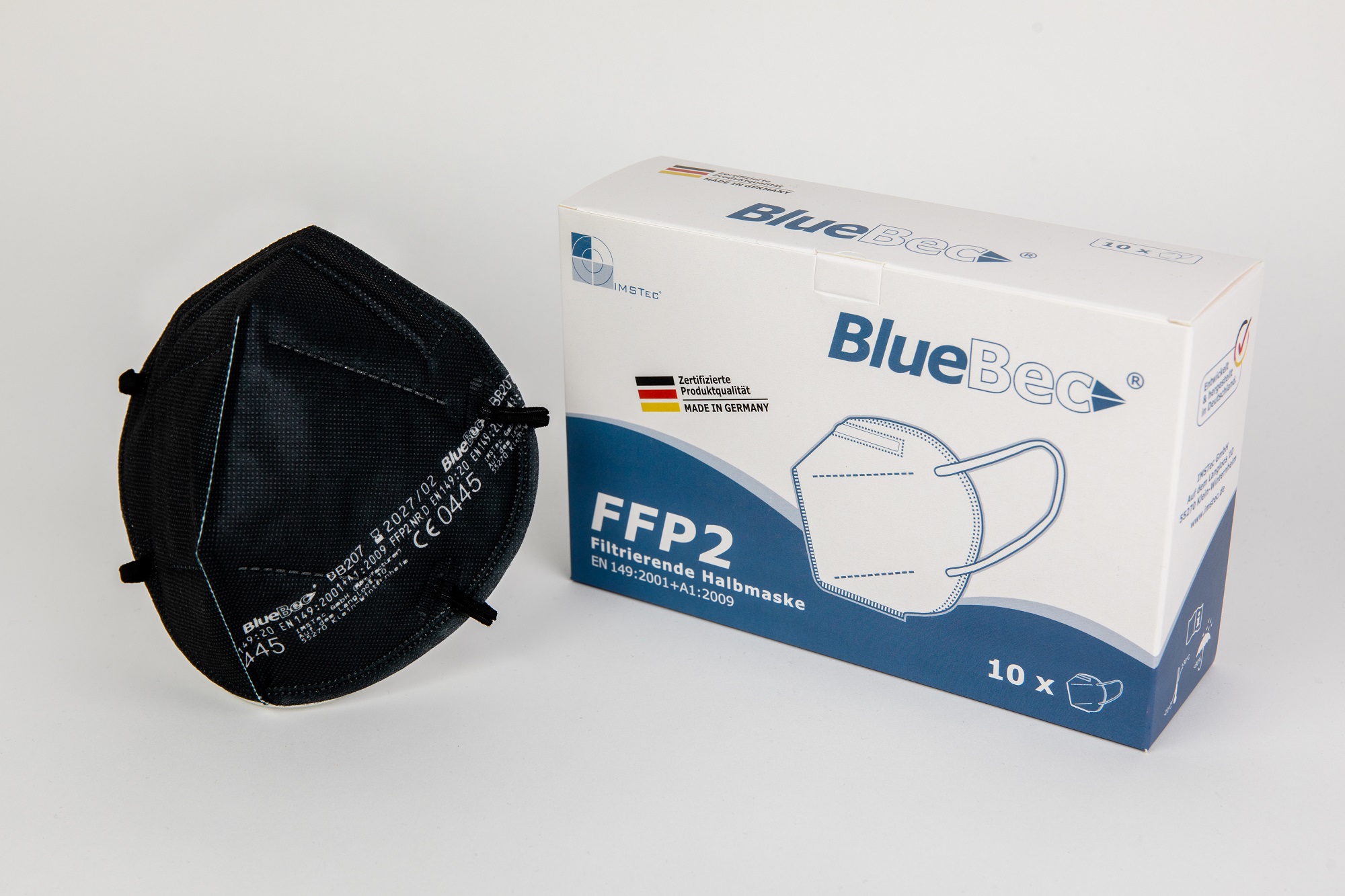 BlueBec® BB207, CE-zertifziert (CE 0445), Schwarz