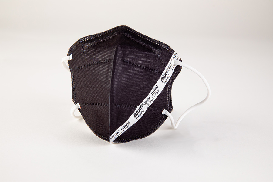 BlueBec® Mini-Maske BBM02 – schwarz, 10er Box. 