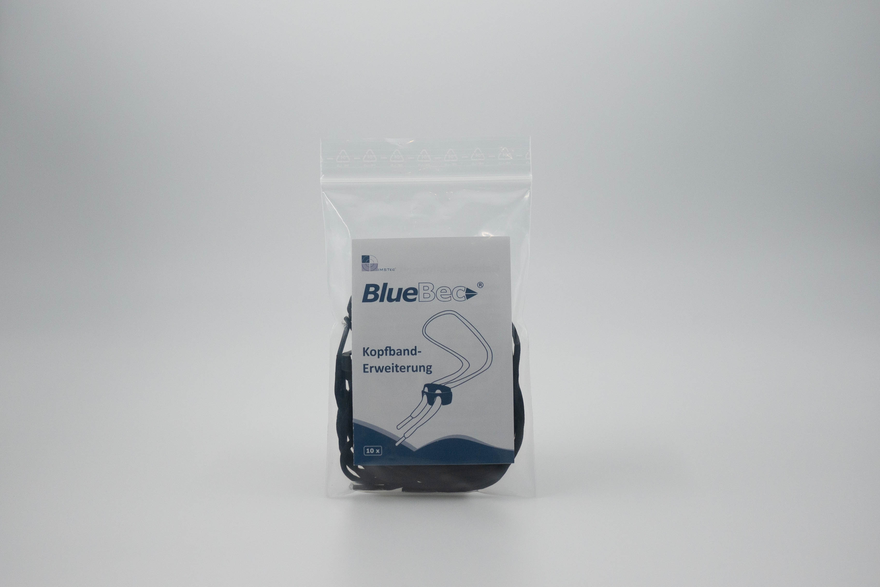 BlueBec® Kopfband-Erweiterungen schwarz, 10er Packung